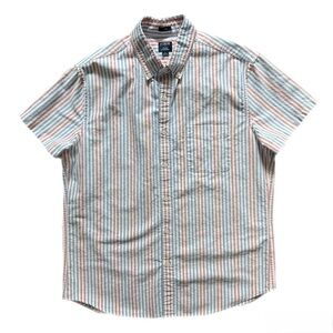 J. Crew Men's Multicolor Striped Button-Down Shirt